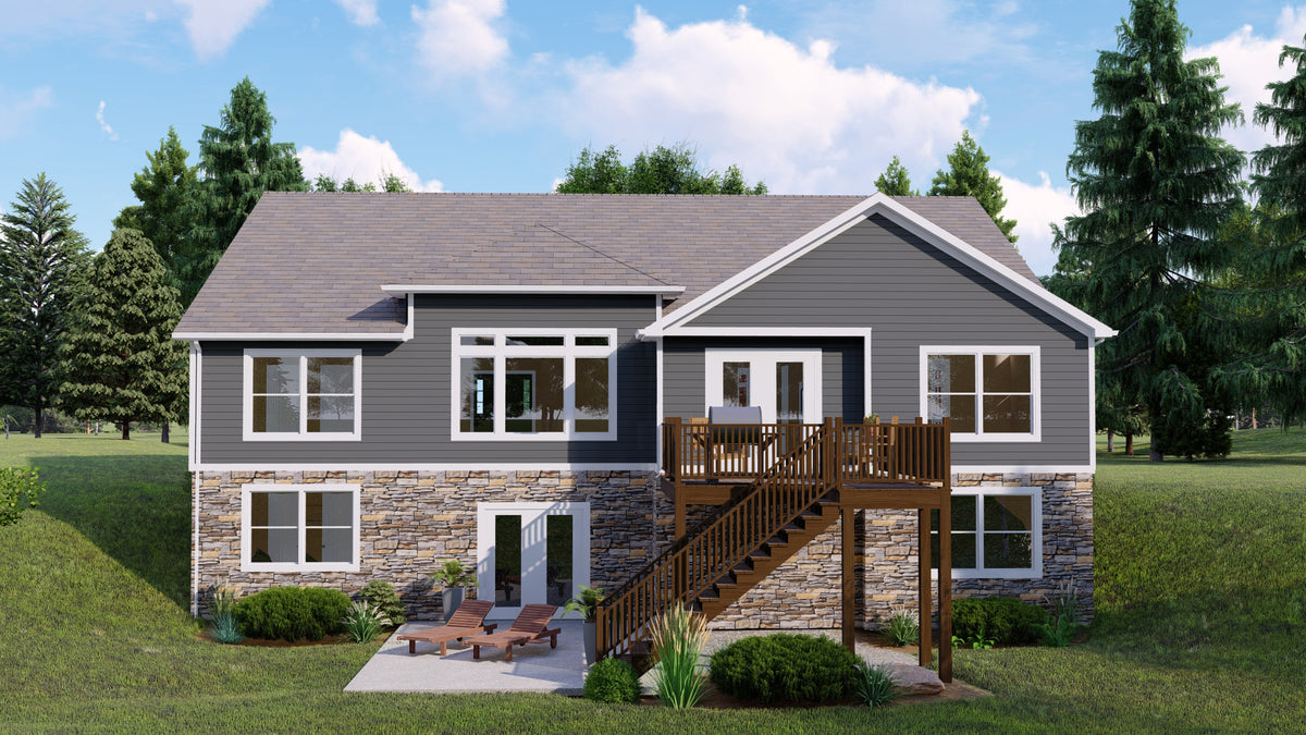 1839 Sq Ft Craftsman Ranch Plan with Optional Finished Basement