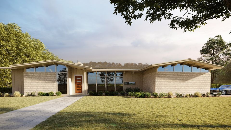 Stylish 3-Bedroom Ranch Plan with Office and Split Bedrooms