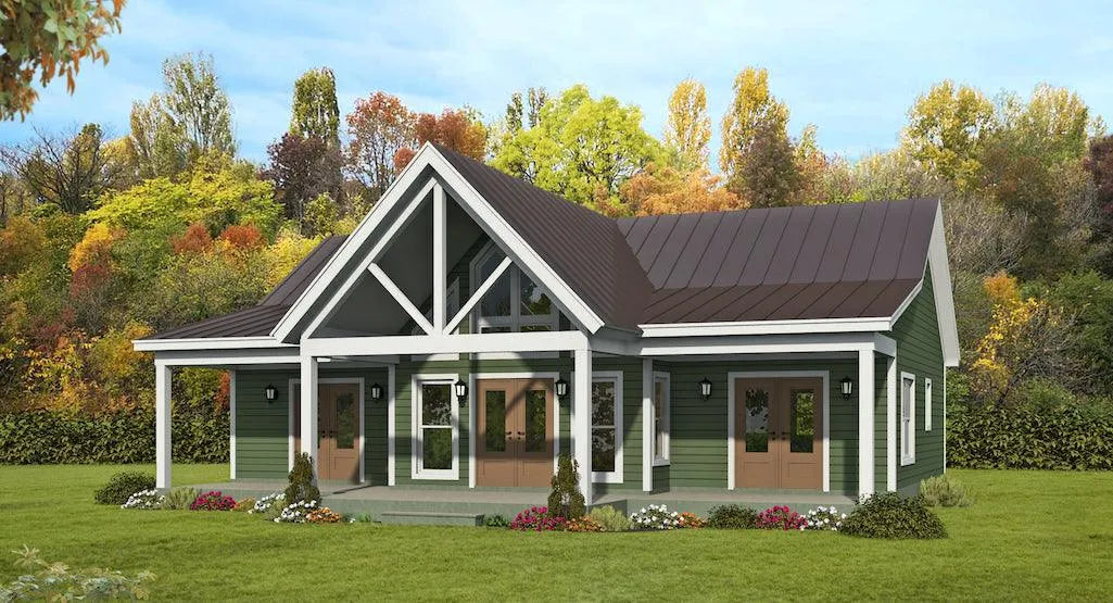 Eagle Ranch 2 House Plan - Archival Designs House Plans