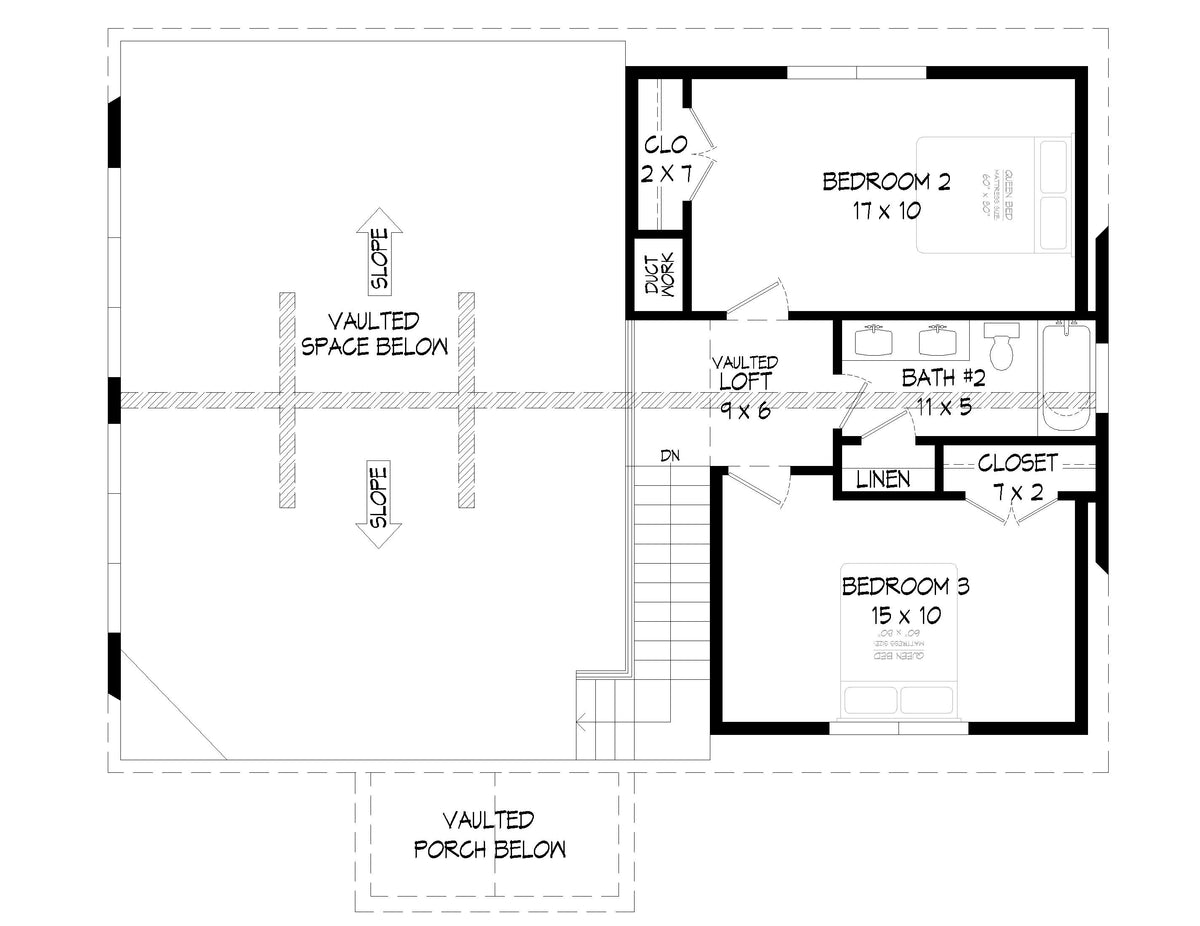 Pine Haven 3.3 Second Floor Plan