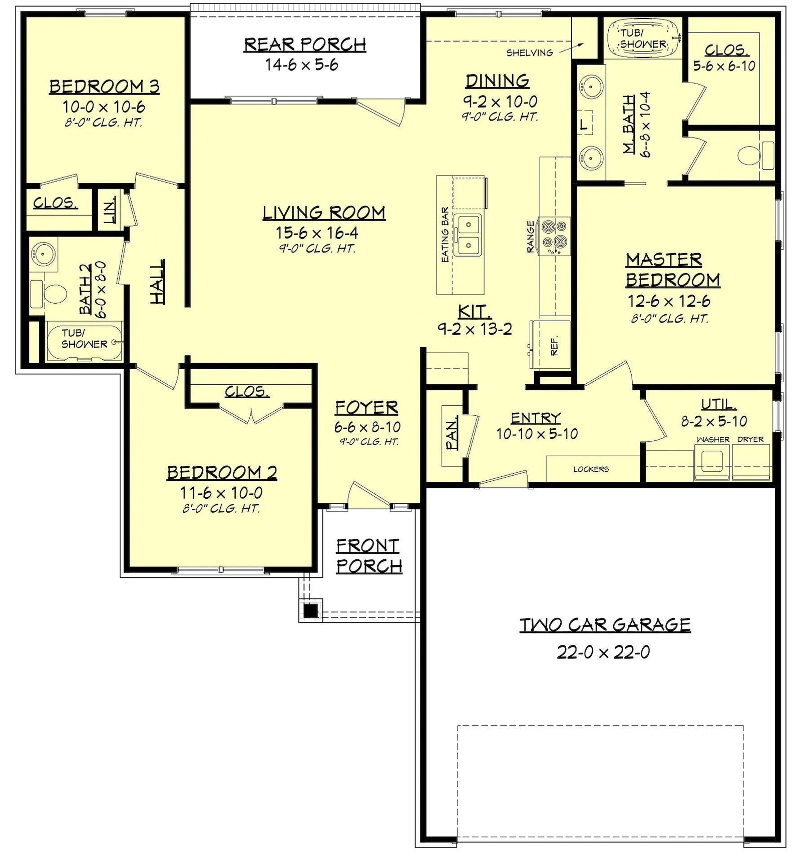 Oaks IV House Plan - Archival Designs House Plans