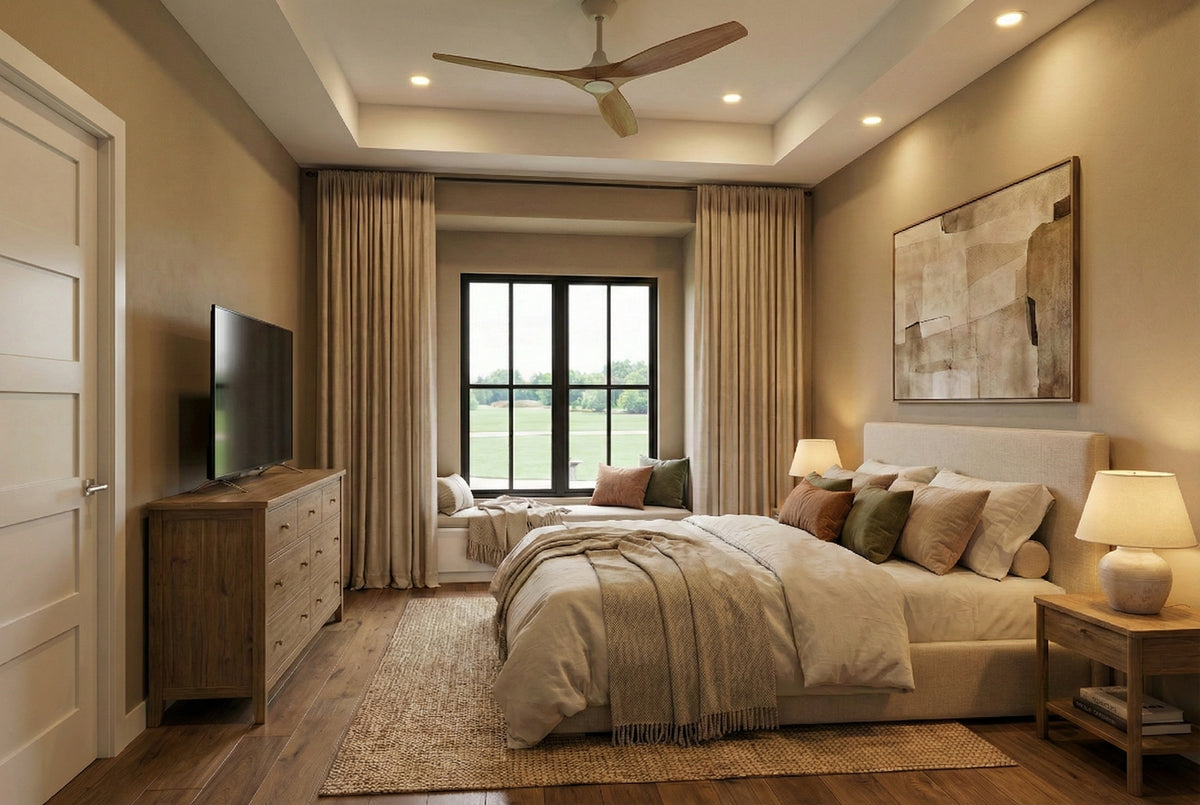 B7778-A Modern Farmhouse Bedroom, 4 Bedrooms, 3.5 Bathrooms | Silverbrook House Plan