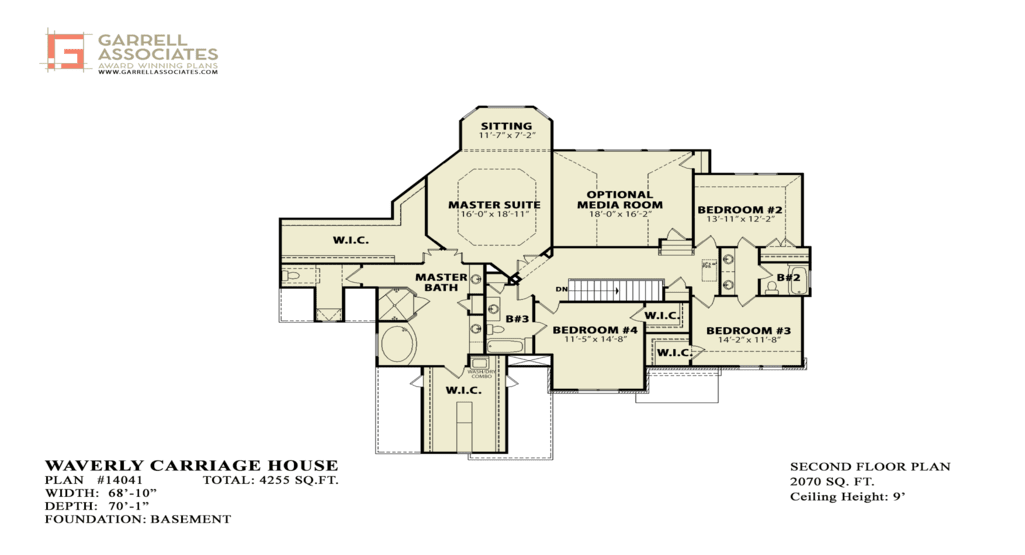 Waverly Carriage Second Floor Plan