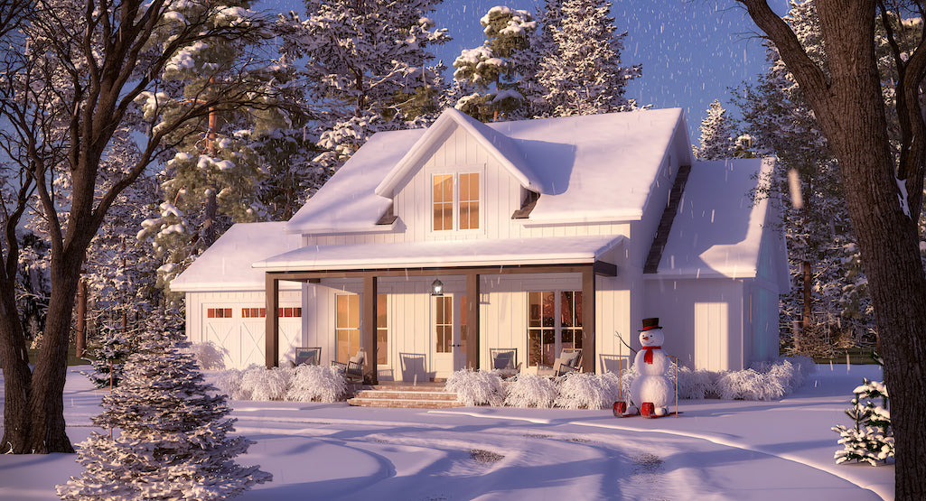 Jade Oaks House Plan - christmas render