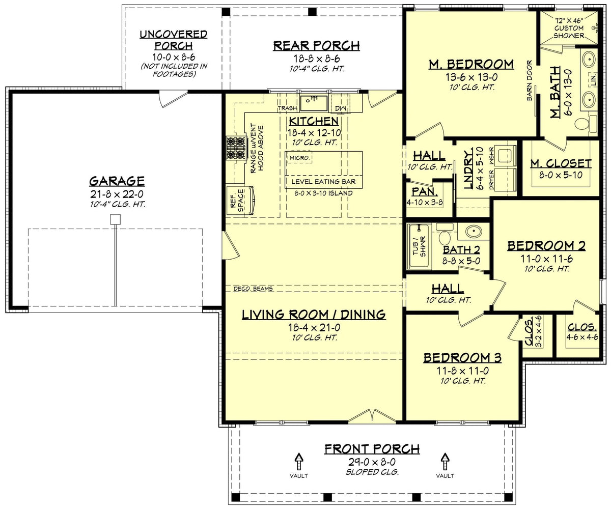 Jade Oaks House Plan - Archival Designs House Plans, floor plan