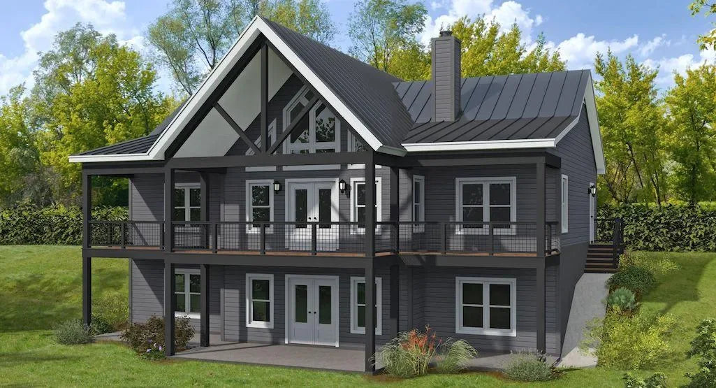 Whipporwill Rock House Plan| Country Lake House Plan | One Story House Plan