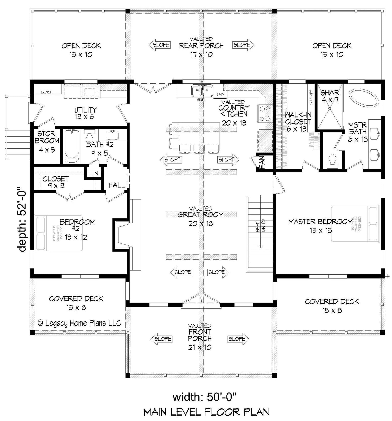 Whipporwill Rock House Plan - Archival Designs House Plans