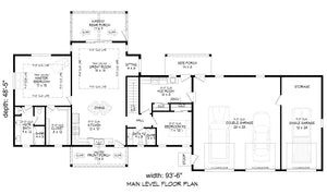 L7335-A River Ridge House First Floor Plan