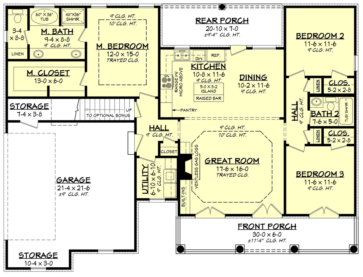 Hammond House Plan - Archival Designs House Plans, floor plan