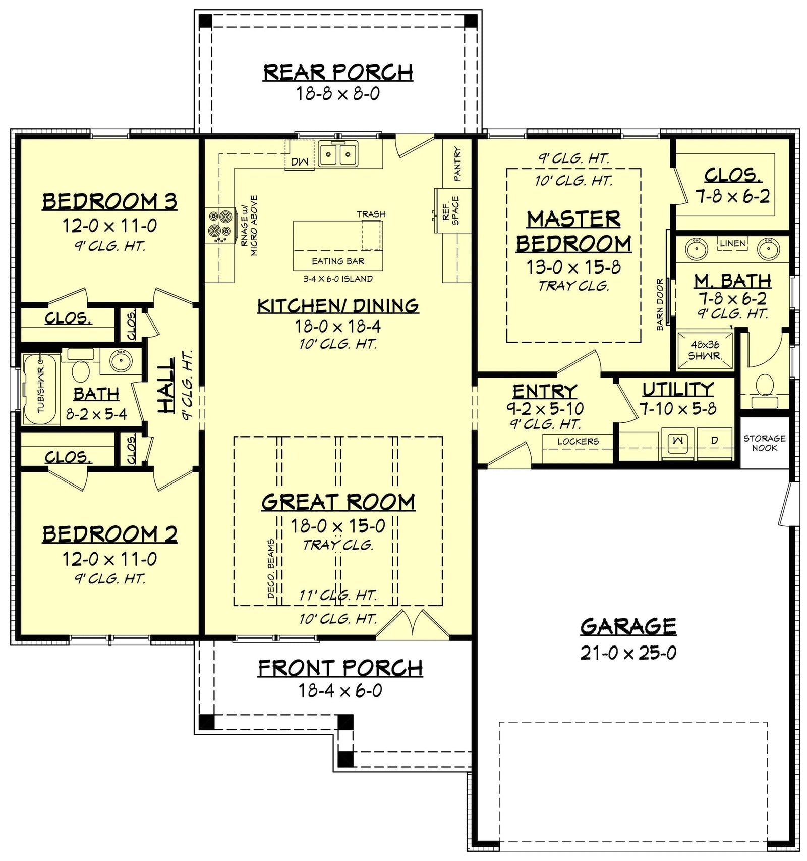 Blakes Lane House Plan - Archival Designs House Plans