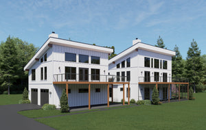 L7914-A Modern Mountain House, 4 to 5 Bedrooms, 2.5 to 3.5 Bathrooms | Innsbrook Bald Eagle Exterior-2