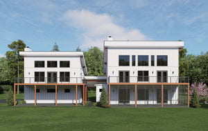 L7914-A Modern Mountain House, 4 to 5 Bedrooms, 2.5 to 3.5 Bathrooms | Innsbrook Bald Eagle Exterior-4