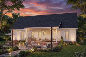 H8054-A Modern Farmhouse, 3 Bedrooms, 2 Bathrooms | Martin Branch 1523 Exterior-8