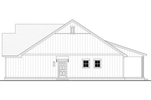 H8054-A Modern Farmhouse, 3 Bedrooms, 2 Bathrooms | Martin Branch 1523 Right CAD