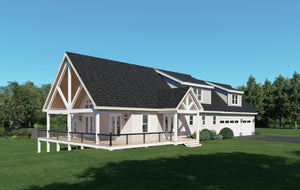 L7920-A Traditional House, 4 Bedrooms, 3.5 Bathrooms | Scenic Pine 2 Exterior