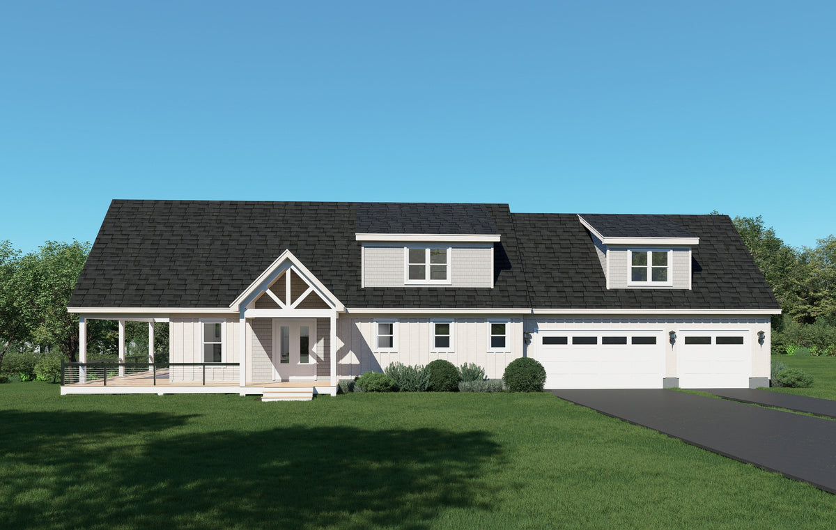 L7920-A Traditional House, 4 Bedrooms, 3.5 Bathrooms | Scenic Pine 2 Exterior-4