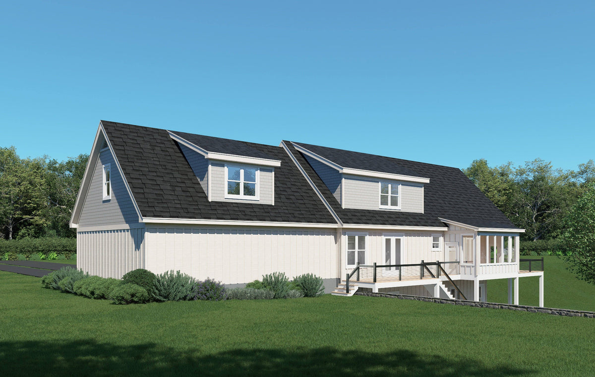 L7920-A Traditional House, 4 Bedrooms, 3.5 Bathrooms | Scenic Pine 2 Exterior-8