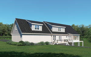 L7920-A Traditional House, 4 Bedrooms, 3.5 Bathrooms | Scenic Pine 2 Exterior-8