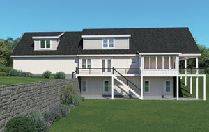 L7920-A Traditional House, 4 Bedrooms, 3.5 Bathrooms | Scenic Pine 2 Exterior-2
