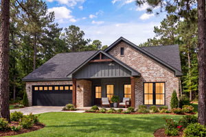 H8159-A Country House, 3 Bedrooms, 2 Bathrooms | Sandlin House Plan Exterior-4