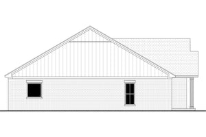 H8159-A Country House, 3 Bedrooms, 2 Bathrooms | Sandlin House Plan Left CAD