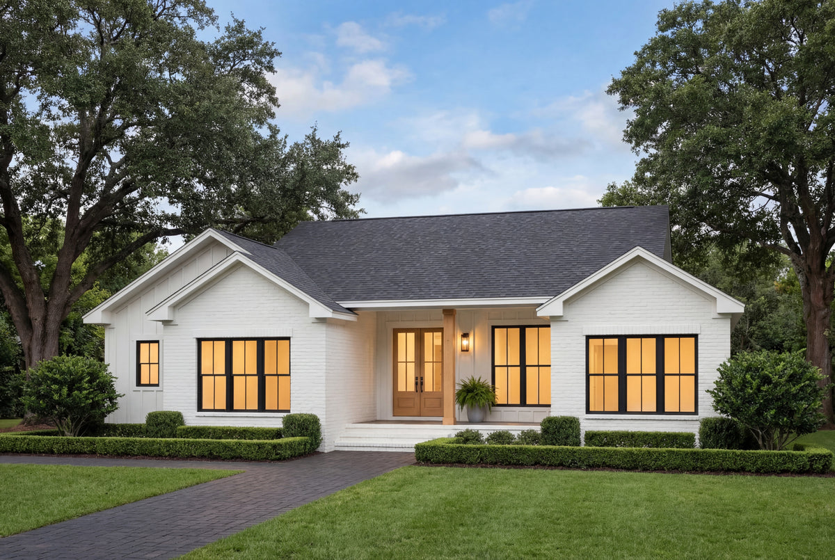 H5771-A Modern Farmhouse, 3 Bedrooms, 2.5 Bathrooms | Jameson House Plan Exterior