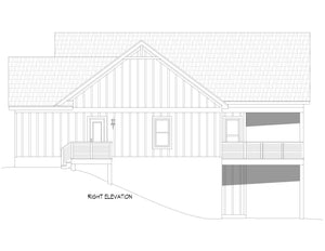 L7299-A Lakeside Retreat House Right