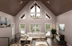 L7299-A Lakeside Retreat House Living Room
