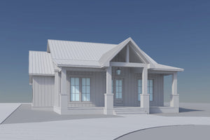 H7270-A Whitwell House Grayscale Exterior 1