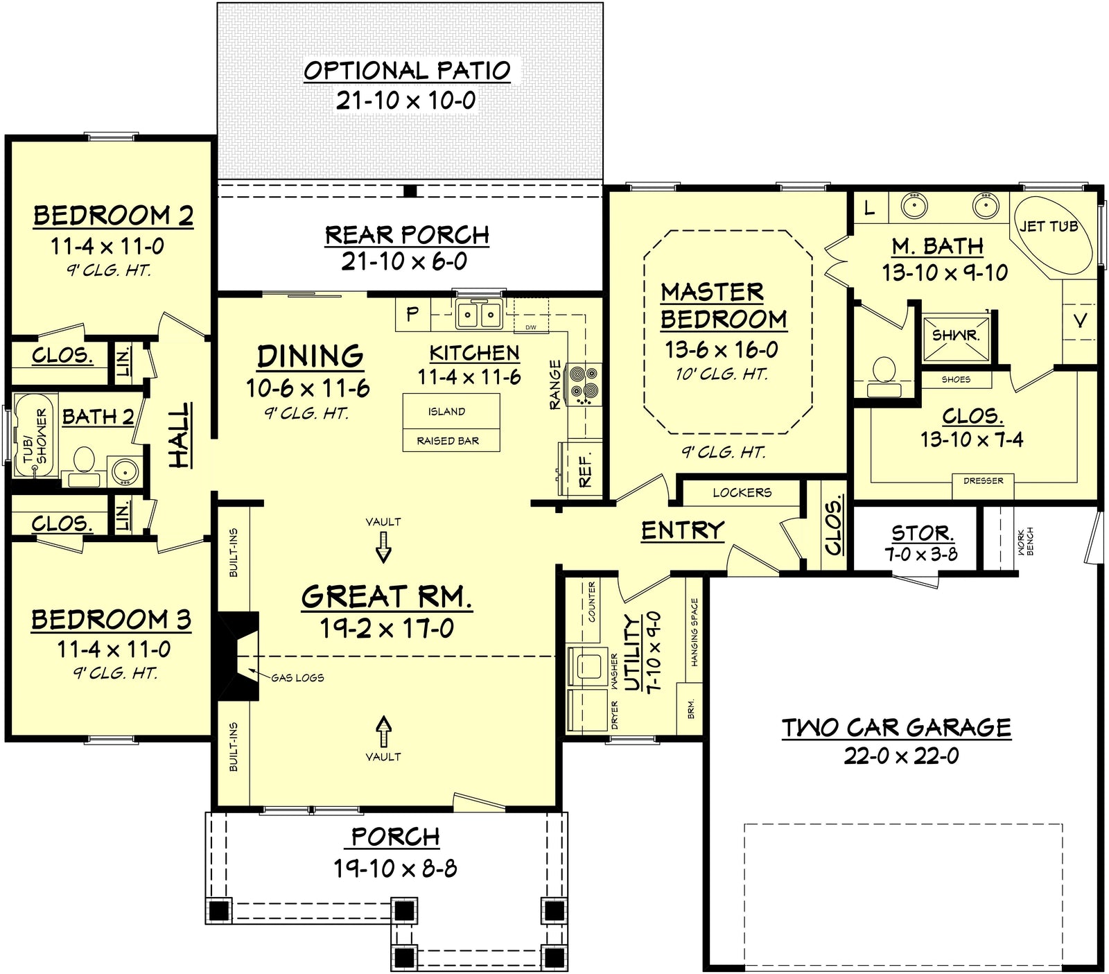 East Bailey House Plan - Archival Designs House Plans