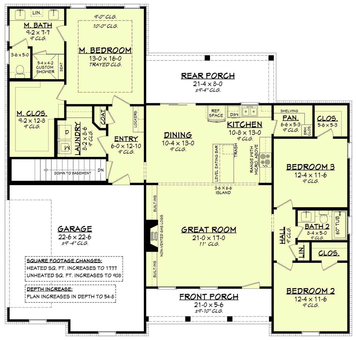 Silver Hill House Plan - Archival Designs House Plans. floor plan