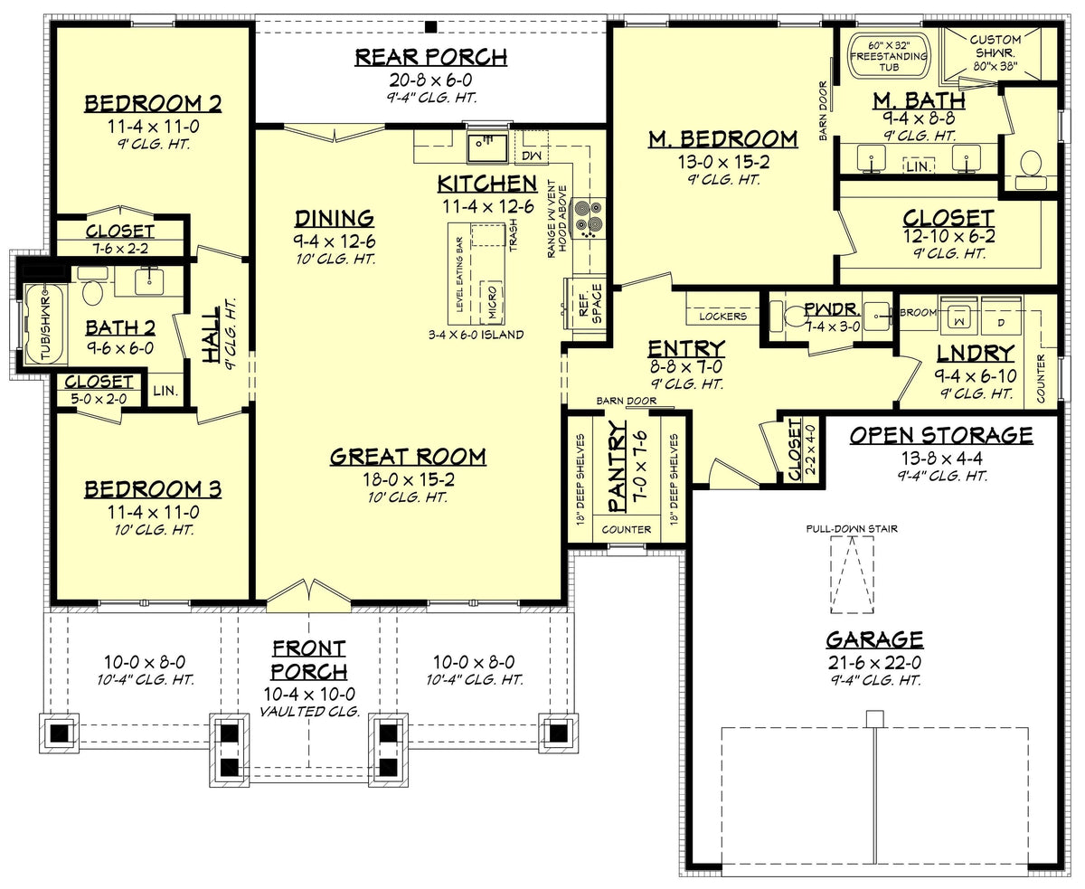 Hatley House Plan - Archival Designs House Plans, floor plan