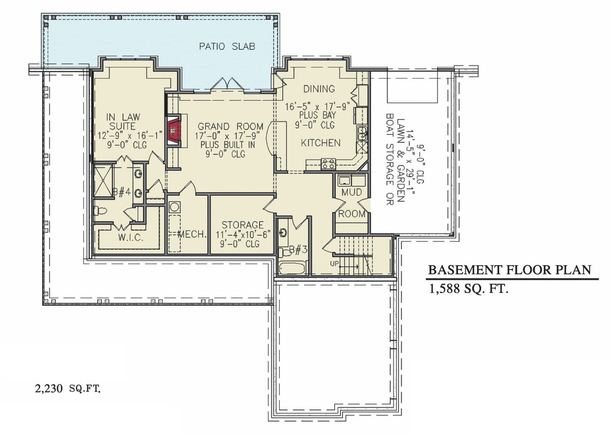 Mark Harbor E Floor Plan-Basement 