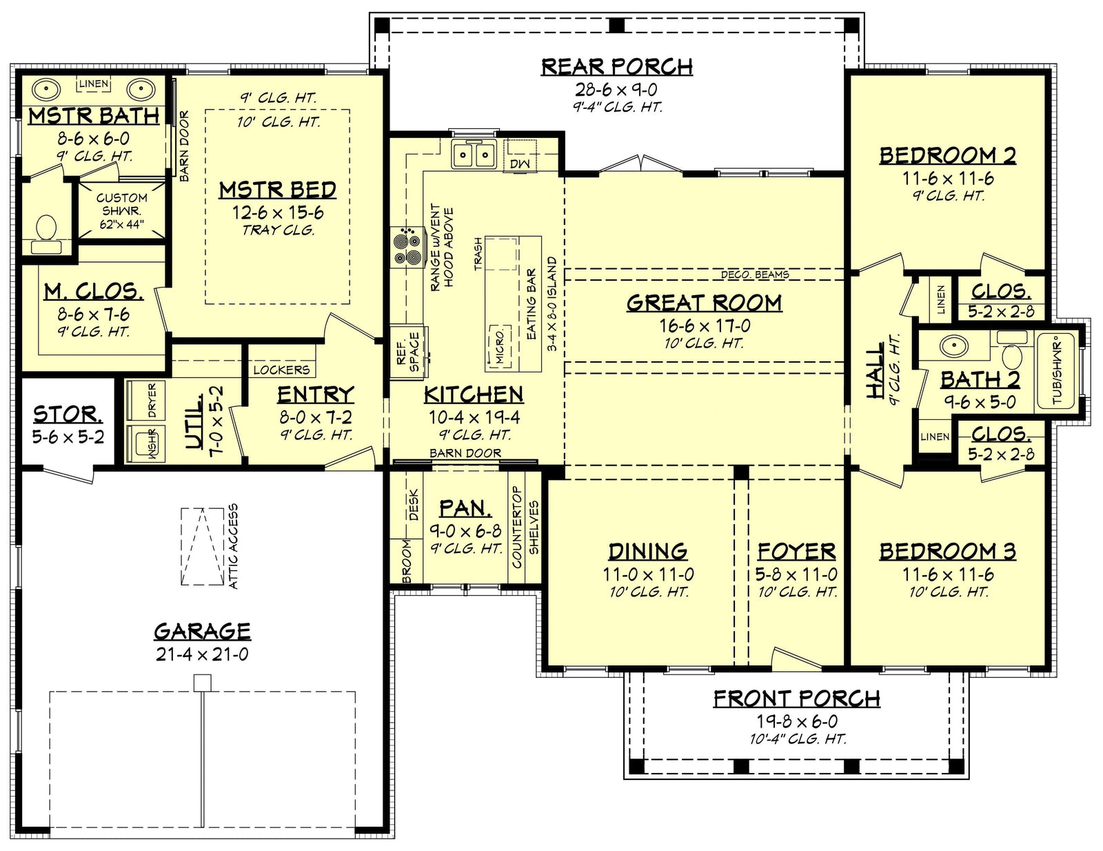 Graham House Plan - Archival Designs House Plans