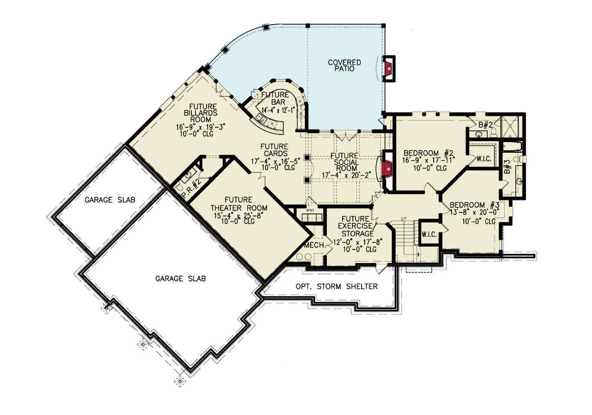 Tranquility -3999 - Archival Designs House Plans, floor plan