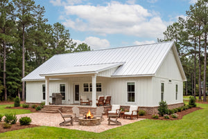 H8161-A Country Farmhouse, 4 Bedrooms, 3 Bathrooms | Everly House Plan Exterior-6