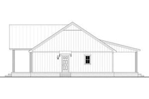 H8161-A Country Farmhouse, 4 Bedrooms, 3 Bathrooms | Everly House Plan Right CAD
