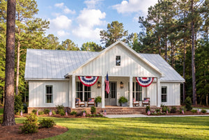 H8161-A Country Farmhouse, 4 Bedrooms, 3 Bathrooms | Everly House Plan Exterior-7