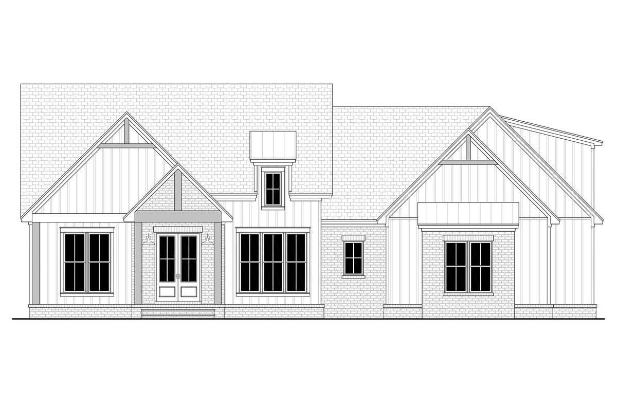 H7273-A Oakdale House Front CAD