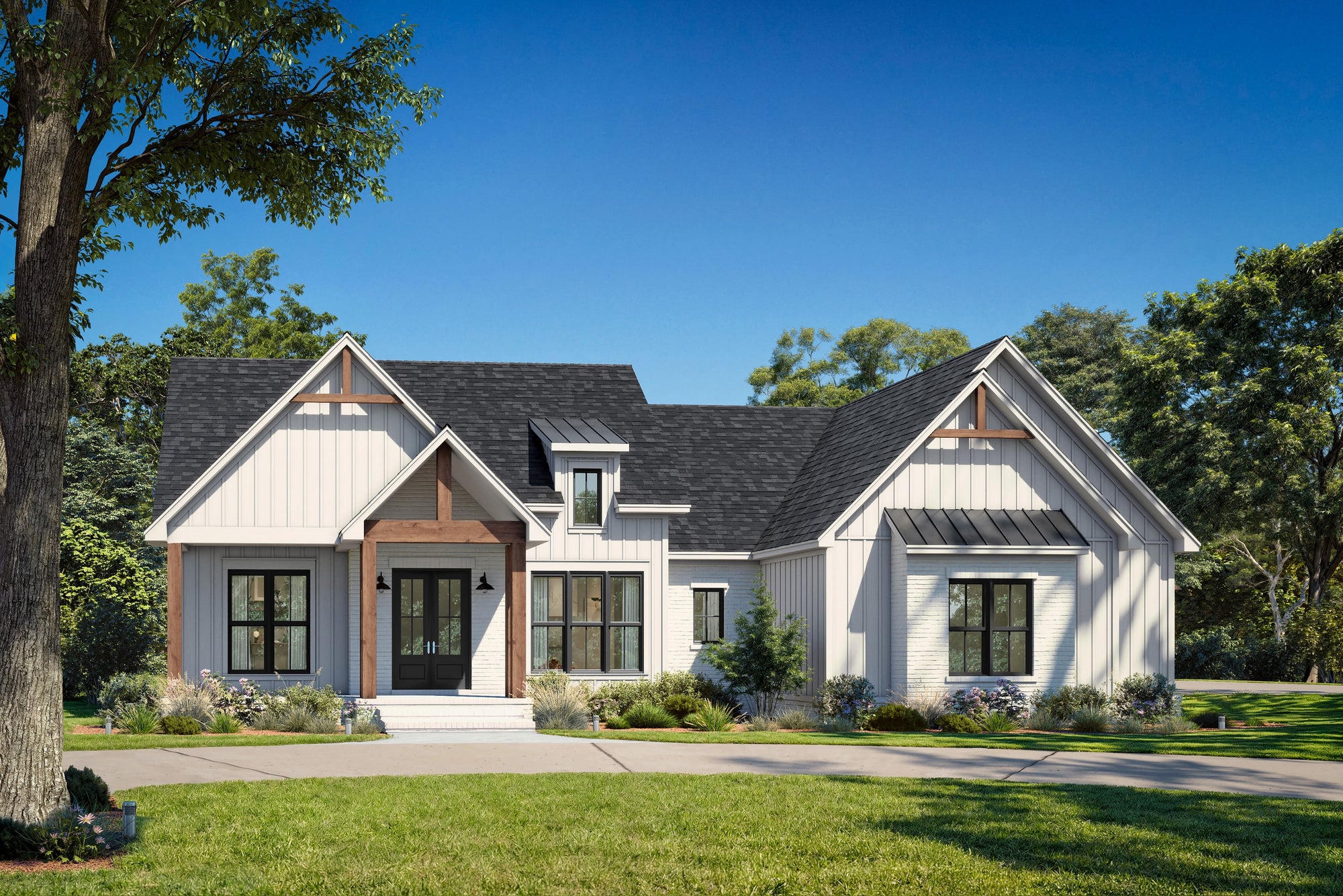 H7273-A Oakdale House Modern Farmhouse