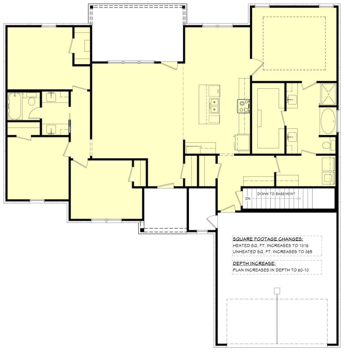 Taylor House Plan - Archival Designs House Plans, floor plan