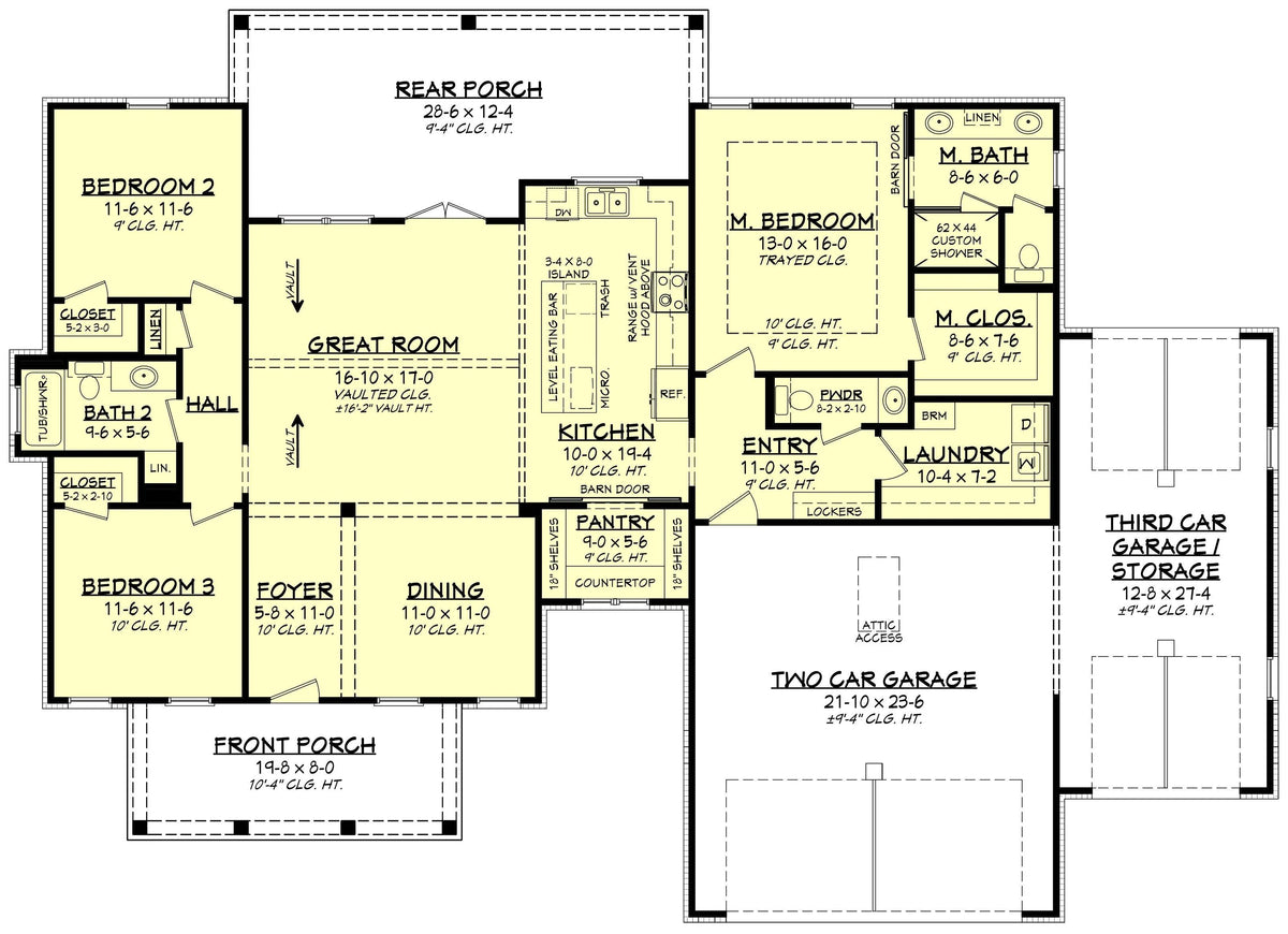 Miller House Plan - Archival Designs House Plans, floor plan