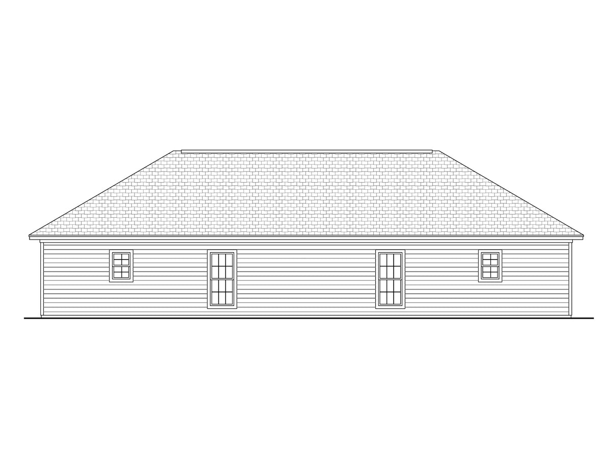 Charming 2-Bedroom, 1,800 sq ft Home Plan with Covered Front Porch