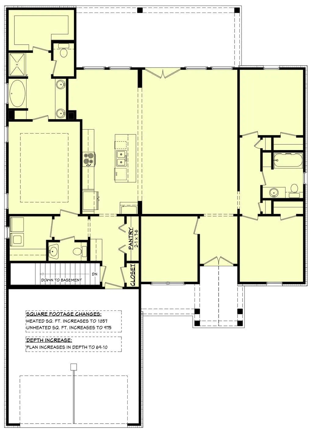 Stair Location Floor Plan