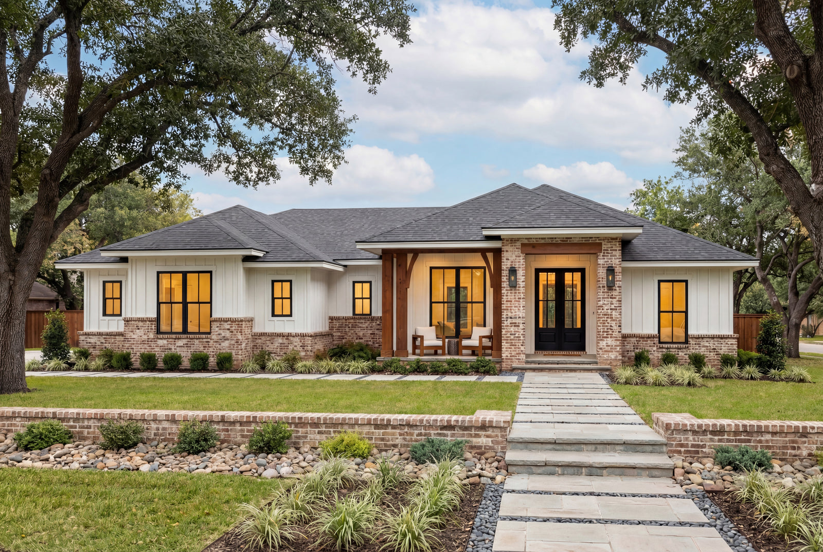 H7869-A Ranch House, 3 to 4 Bedrooms, 2 Bathrooms | Sterling 1883 Exterior