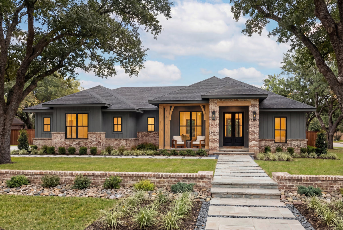 H7869-A Ranch House, 3 to 4 Bedrooms, 2 Bathrooms | Sterling 1883 Exterior-5