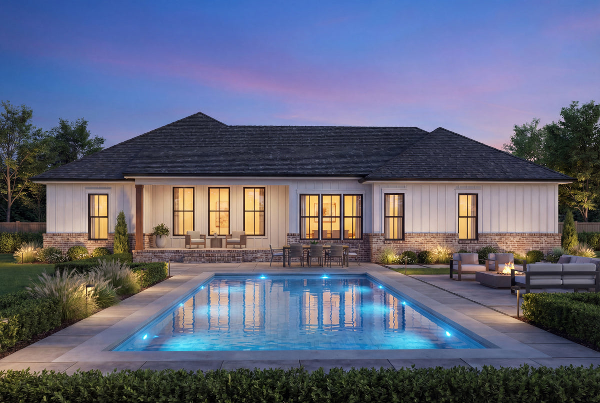 H7869-A Ranch House, 3 to 4 Bedrooms, 2 Bathrooms | Sterling 1883 Exterior-9