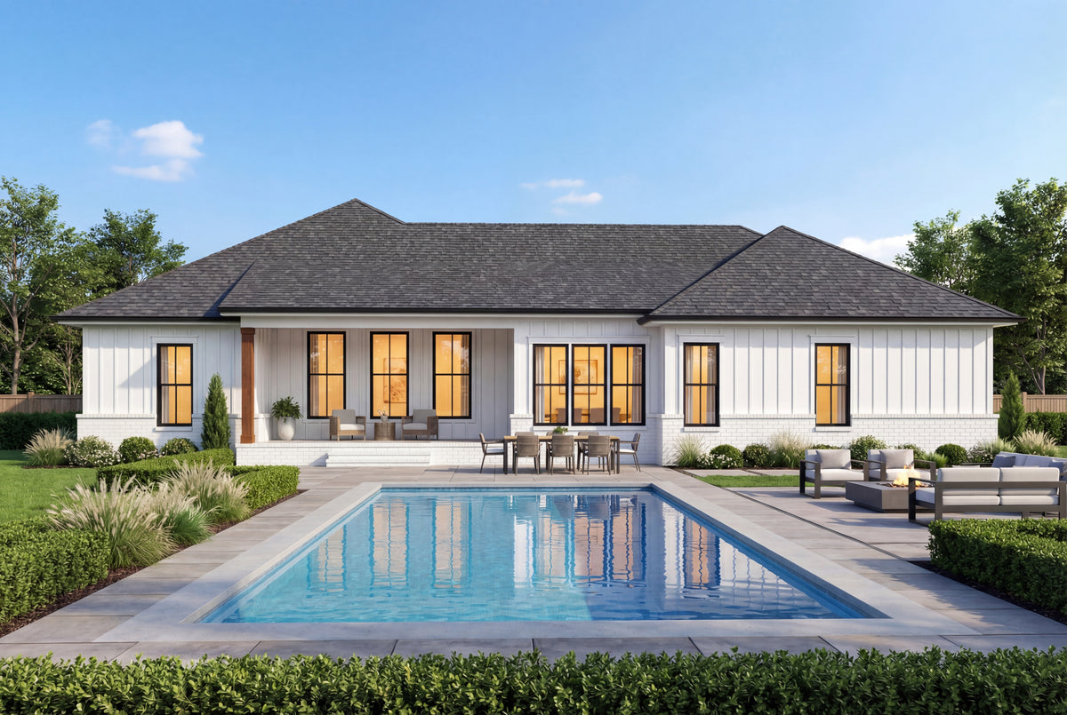 H7869-A Ranch House, 3 to 4 Bedrooms, 2 Bathrooms | Sterling 1883 Exterior-10