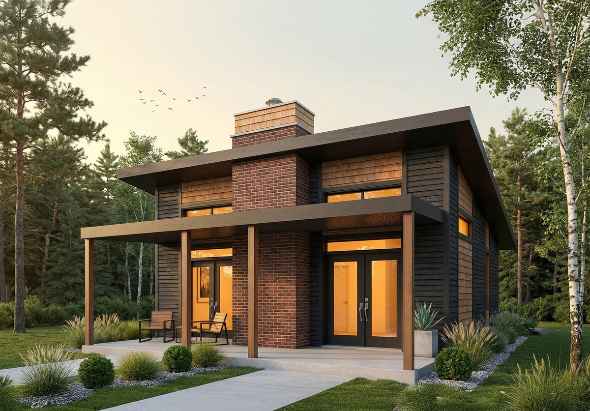 T3056-A Bonzai House Exterior-2