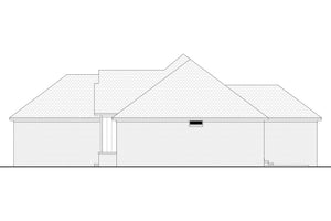 H7901-A Ranch House Right CAD, 4 Bedrooms, 2 Bathrooms | Waverly House Plan 1917 